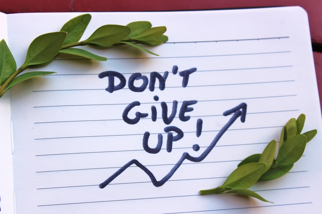 DON’T　GIVE　UP！